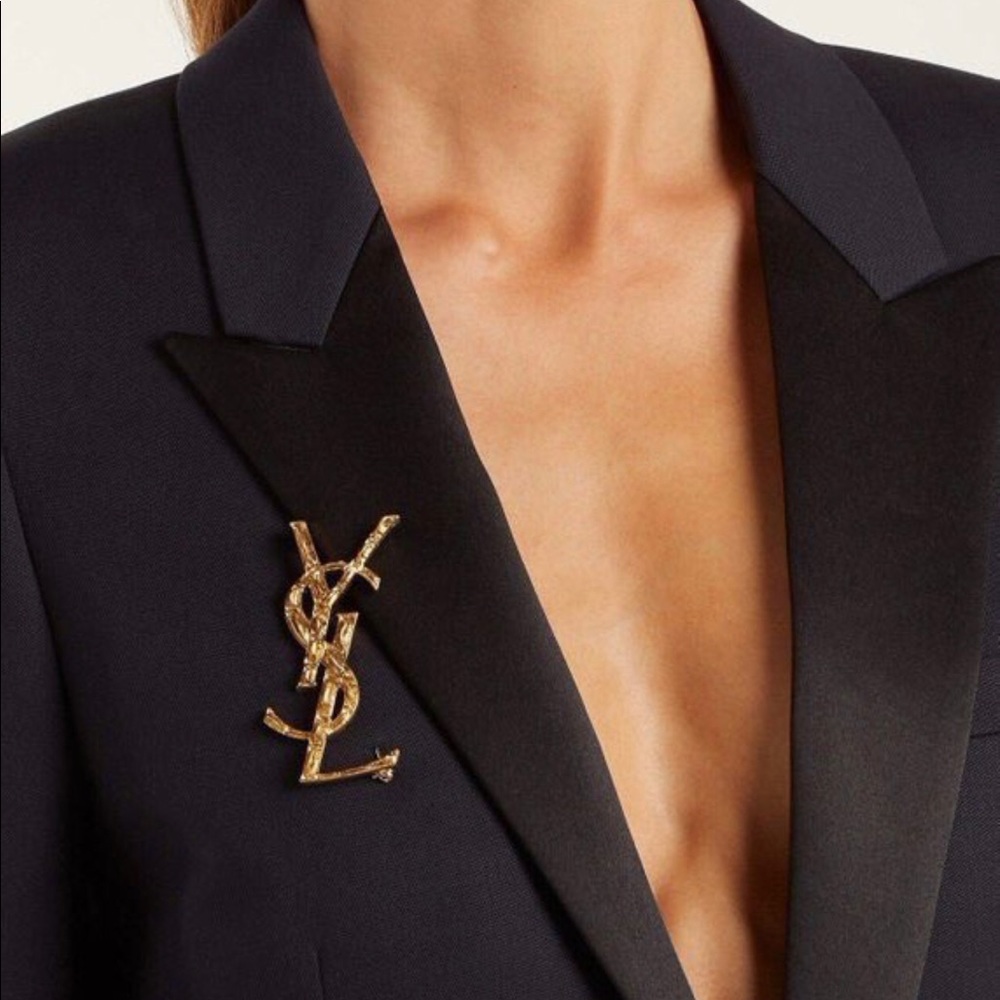 Saint Laurent Opyum Brooch